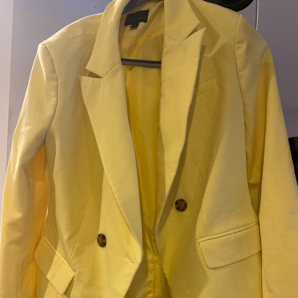 Yellow Blazer one of my favorite worn  twice
